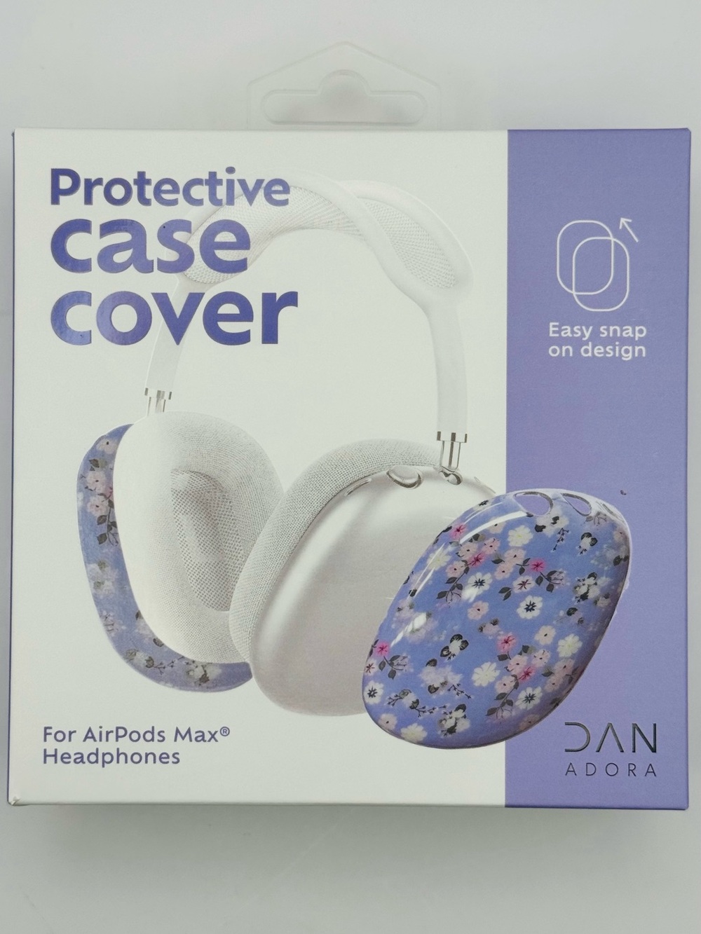 Protective Case Cover for AirPods Max - Floral Lavender